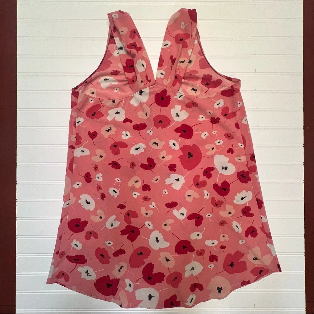 Oscar de la Renta Pink Label Night Gown Chemise with Floral Print Size M‎
